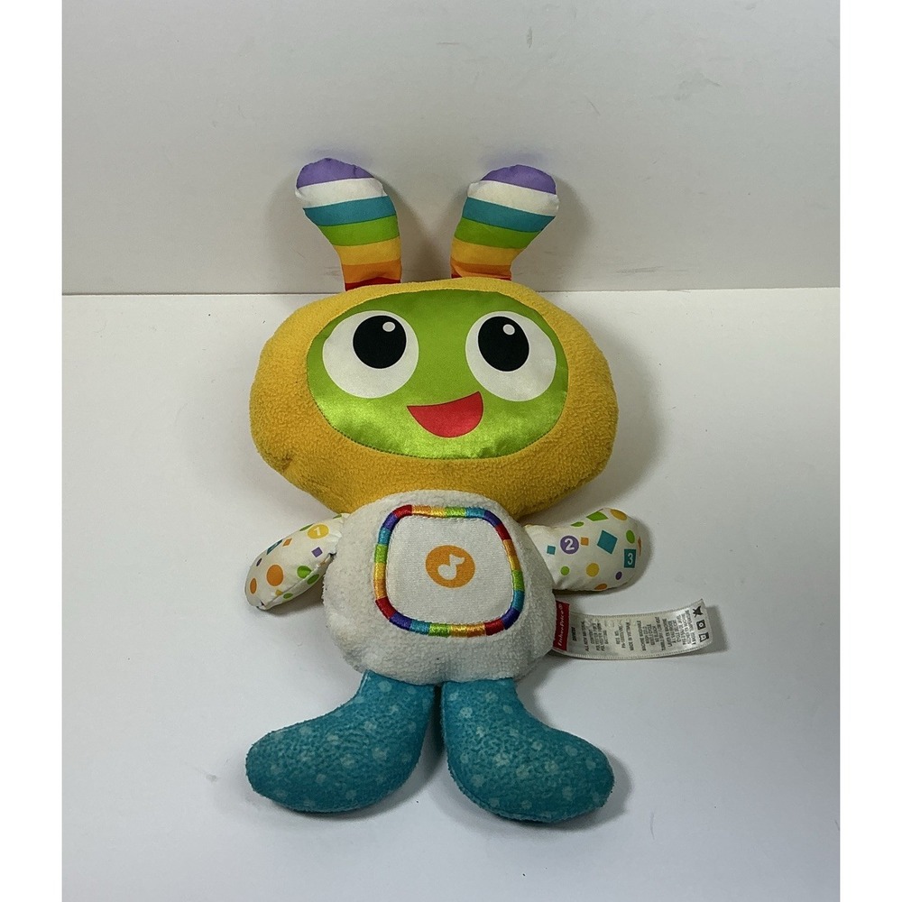 Fisher Price Groove & Glow‎ Bright Beats BeatBo Plush Stuffed Toy Mini Bot Works